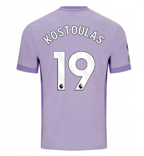 Moške Nogometnih dresov Brighton Charalampos Kostoulas #19 Gostujoči 2025-26 Kratki rokavi Moške Nogometnih dresov Brighton Charalampos Kostoulas #19 Gostujoči 2025-26 Kratki rokavi